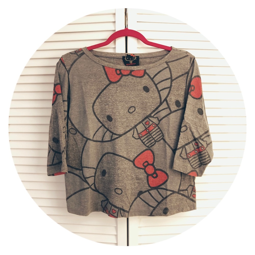 Vintage Forever21xHello Kitty Boxy Top